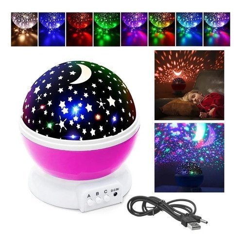 Velador de Estrellas Luz de Noche GIRATORIO / FIJO