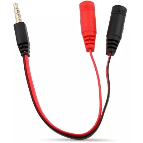 CABLE ADAPTADOR PARA AURICULARES (PC A JACK 3.5 UNIVERSAL) DE AUDIO