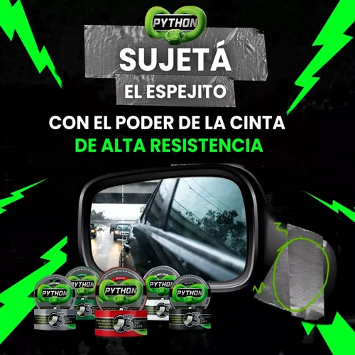 Cinta Adhesiva Multiuso * PYTHON * Alta Resistencia Negra - TRI CAPA -  (Excelente Calidad)