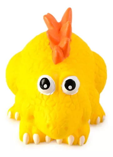 Chifle Dinosaurios   (Lo Presiona y hace un Sonido) Goma Soft - Sirve para el agua