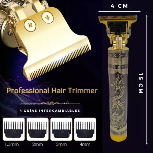 MAQUINA CORTA PELO * T9 VINTAGE * PROFESIONAL TIME PATILLERA (Recargable)