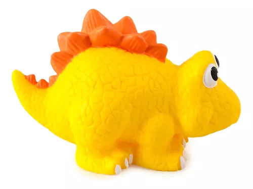 Chifle Dinosaurios   (Lo Presiona y hace un Sonido) Goma Soft - Sirve para el agua