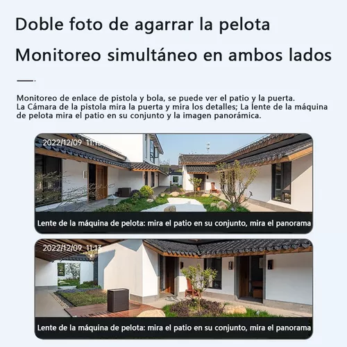 Camara de Seguridad * DOBLE SMART CAMERA OR 204 * 2 Antenas Inalambrica 360° 8 Mega Pixeles (INTERIOR - EXTERIOR) FIJA + DOMO MOVIL (SEGUIMIENTO INTELIGENTE)
