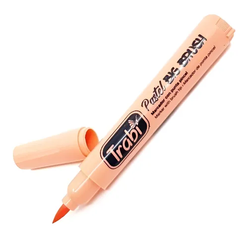 Marcadores BIG BRUSH // Pastel x 10 // Trabi Punta Pincel (GRUESOS)