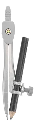Compas Metalico " V90 " P/ LAPIZ c/ Estuche Rigido