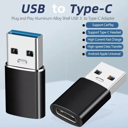 Adaptador OTG USB (hembra) a Tipo C (macho) ----> coloca tu pendrive
