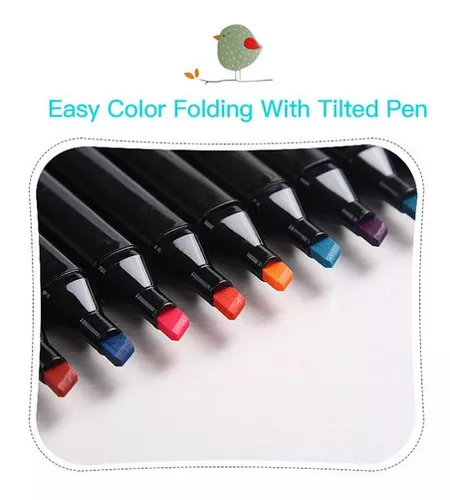 Kit de Marcadores Touch de Artistica * Doble Punta x 36 Unidades + Estuche de Tela c/ Base * Premium