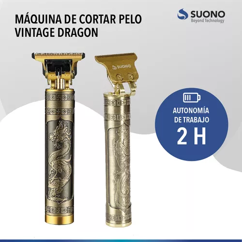 MAQUINA CORTA PELO * T9 VINTAGE * PROFESIONAL TIME PATILLERA (Recargable)