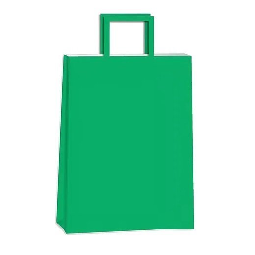 BOLSAS DE REGALO " VERDE " Tamaño 14 x 20 COLOR