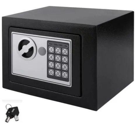Caja Fuerte de Seguridad * Teclado Código Numérico Digital * + 2 Llaves - Dólares - Tarjetas - Dinero