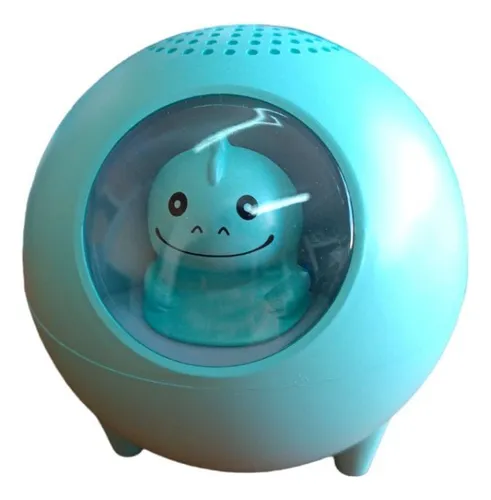 Parlantes XAEA - Dino Celeste - Luz de Noche Velador Bluetooth