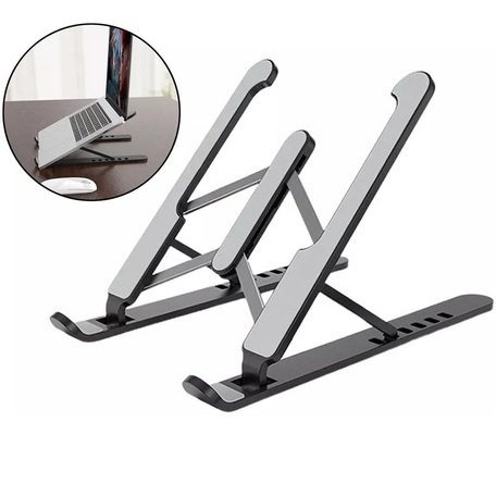 Soporte c/ Barras de - Aluminio - para Notebook / Netbook / Tablet * P1 * Plegable Universal