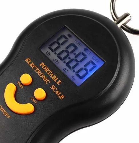 Balanzas Electrónicas 50 Kg c/ Gancho - Valijas - Equipaje - Pesca