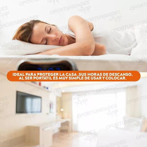 Alarma Domiciliaria Inalámbrica con Sensor de Movimiento y Sirena + 2 Controles