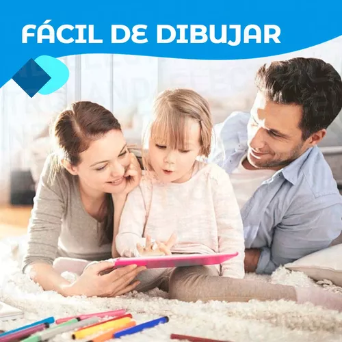 Pizarras INFANTILES Didácticas MULTICOLOR *GATITO BLANCO* TABLET LCD 9" c/ Lapiiz Tactil y Agarre (Pantalla escribe Multiples colores)