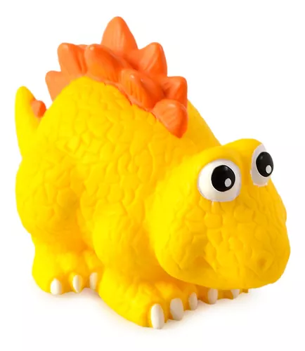 Chifle Dinosaurios   (Lo Presiona y hace un Sonido) Goma Soft - Sirve para el agua