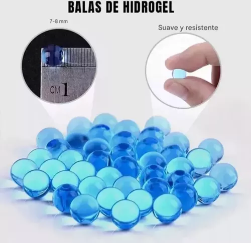 Ametralladora HIDROGEL * G950 * Arma Juguete (Dispara Pelotitas de Hidro Gel) + Lentes Batería Recargable Incluida