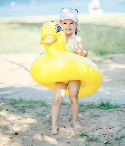 Flotadores Inflables * Pato 70 x 55 cm * para Niños - Pileta - Piscina - Natación