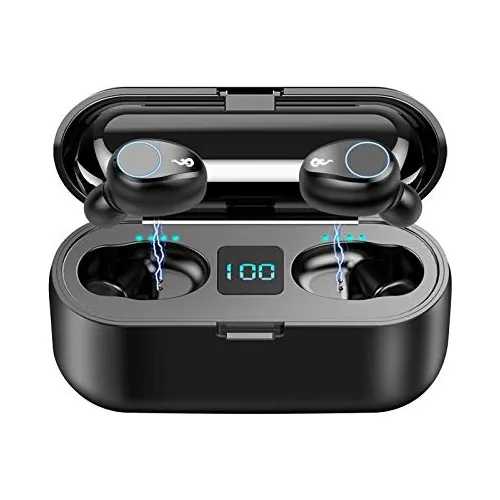 Auriculares TWS "F9 Touch" Inalambricos Bluetooth Premium (Negro)