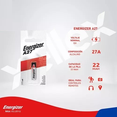 Pilas ENERGIZER " 27A " Litio 12v