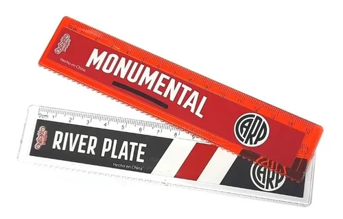 Regla Rígida * RIVER PLATE * 15 cm x Unidad CRESKO
