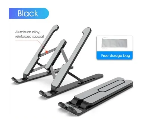 Soporte c/ Barras de - Aluminio - para Notebook / Netbook / Tablet * P1 * Plegable Universal