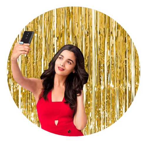 CORTINA LLUVIA * DORADO* METALIZADA FOIL FRINGE CURTAIN