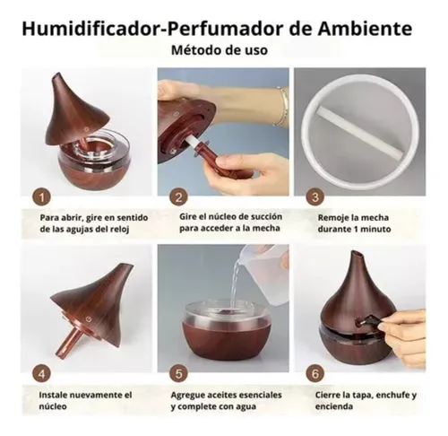 Humidificador * Astronauta (Todo Blanco) * C/ Luz Led Aroma