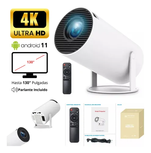 Proyector Led * ORYX * Smart Android 9 Ultra Hd 3500 Lumenes Wifi Bt