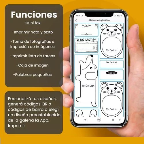 MINI IMPRESORA TERMICA * GATITO KAWAII * PORTATIL BLUETOOTH