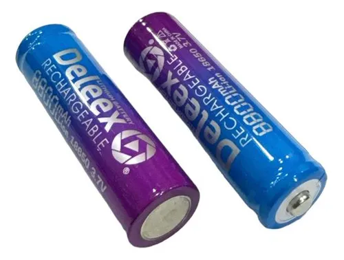 Pilas Recargables " 18650 DELEEX " 8800 Mah (x UNIDAD)