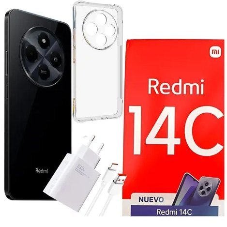 XIAOMI - REDMI 14C NEGRO - 128GB Liberado // GARANTIA 3 Meses //