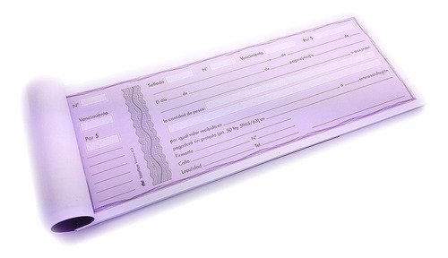 Talonario de Pagaré Sin Protesto " Taloffice " x 40 hojas Pesos / Dolares