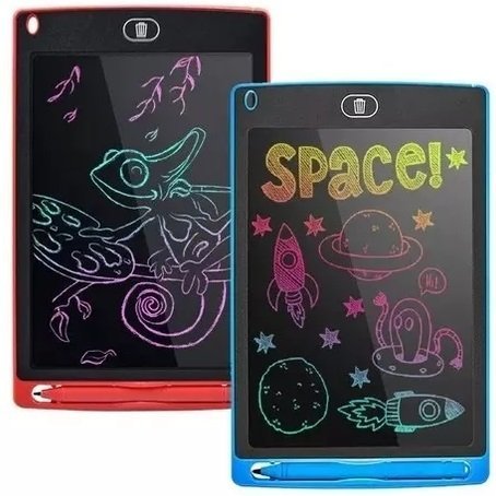 Pizarras Didácticas * MULTICOLOR * TABLET LCD 8.5" c/ Lapiiz Tactil (Pantalla Escribe Multicolor)