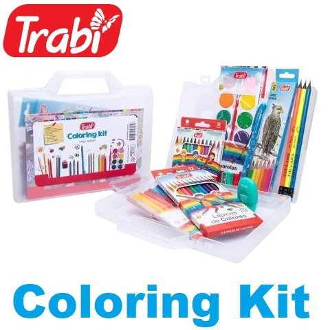 Valija Trabi "Coloring Kit" (Kit completo para Colorear)
