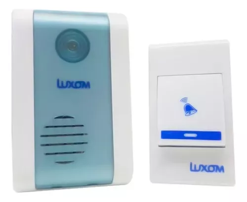 Timbre Inalambrico Exterior Luxom Pila Pared Casa
