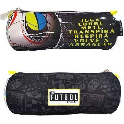 CARTUCHERAS TUBO " FUTBOL " REFORZADA