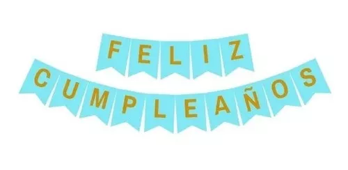 Guirnalda * FELIZ CUMPLEAÑOS * (Banderines)