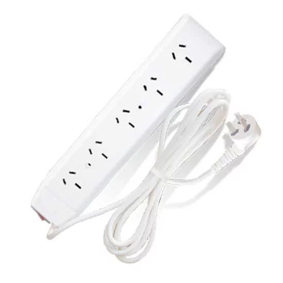 Zapatilla 5 Bocas 1.5 Metros de Cable 220v (Con Tecla de ON/OFF)