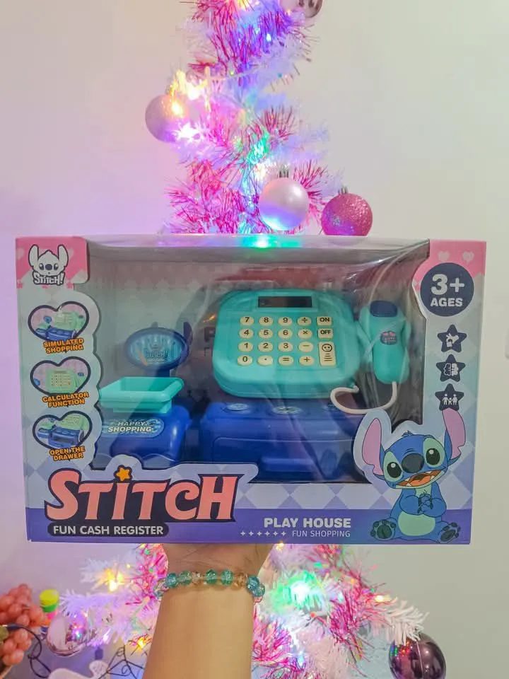 JUGUETE CAJA REGISTRADORA - STITCH - CALCULADORA