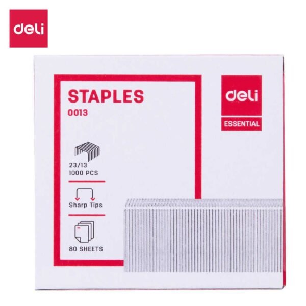 BROCHES PARA ABROCHADORA DELI 23/13 (Apto p/ Abrochadora Pesada)