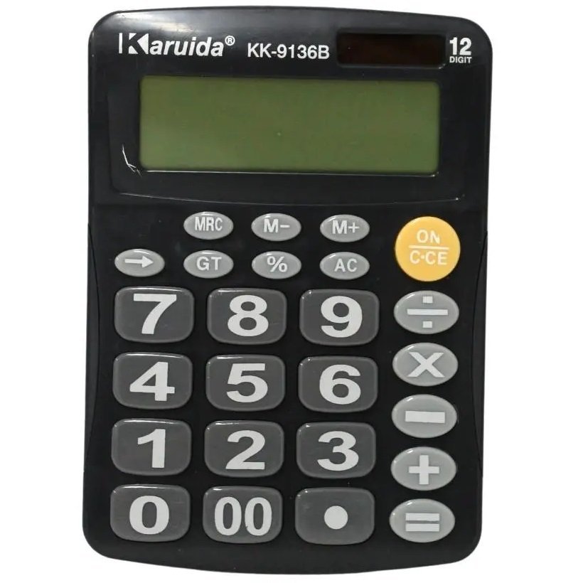 Calculadora KARUIDA KK - 9136B TAMAÑO MEDIANO (12 digitos)