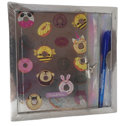 Caja de Regalo "Donas" Box Diario Intimo + Lapicera RY