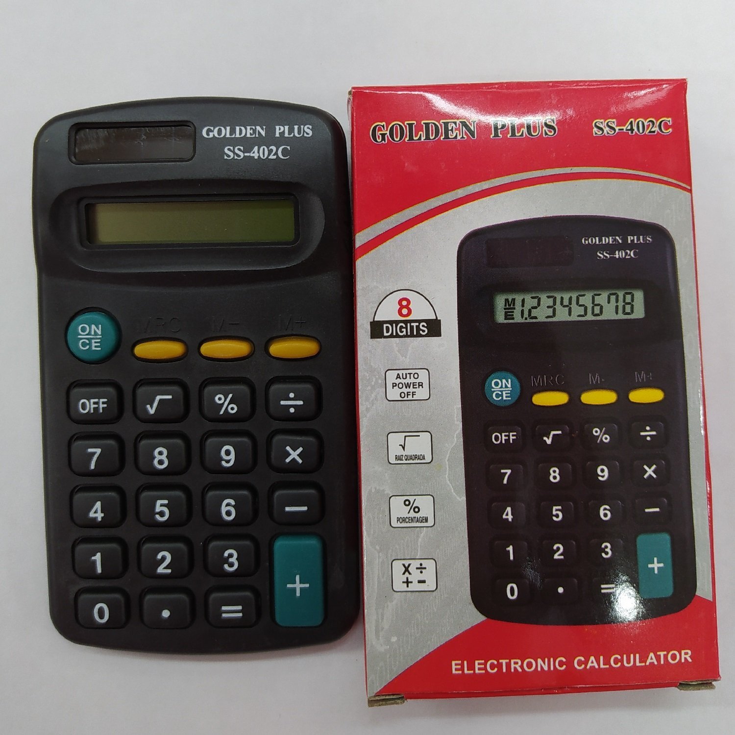 Calculadora Golden SS - 402 De Bolsillo