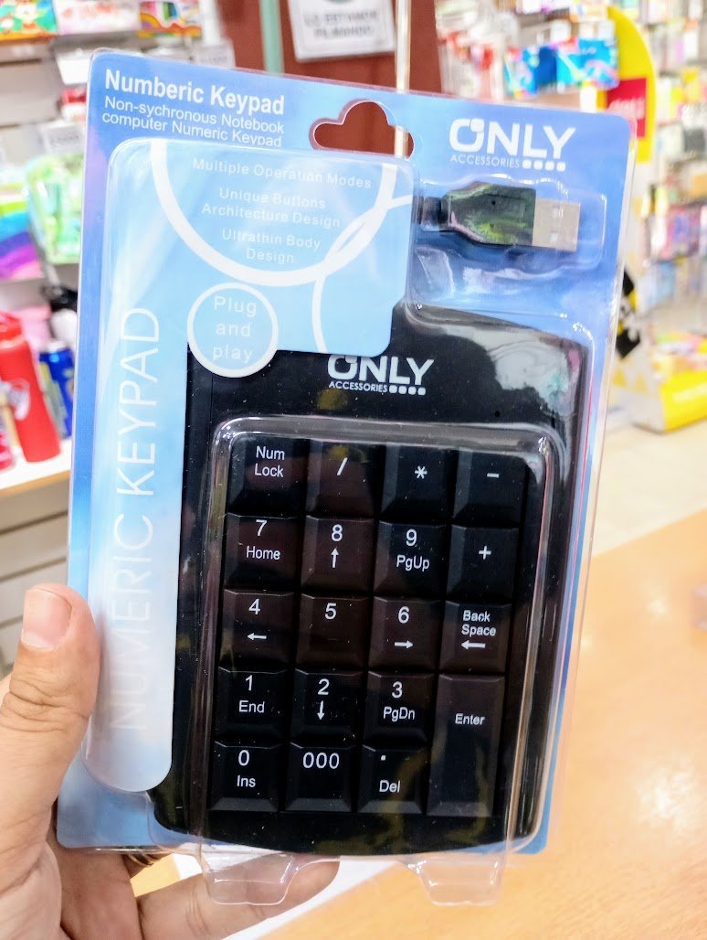 Teclado Only *Numerico* Negro Notebook USB MOD K20 Keypad