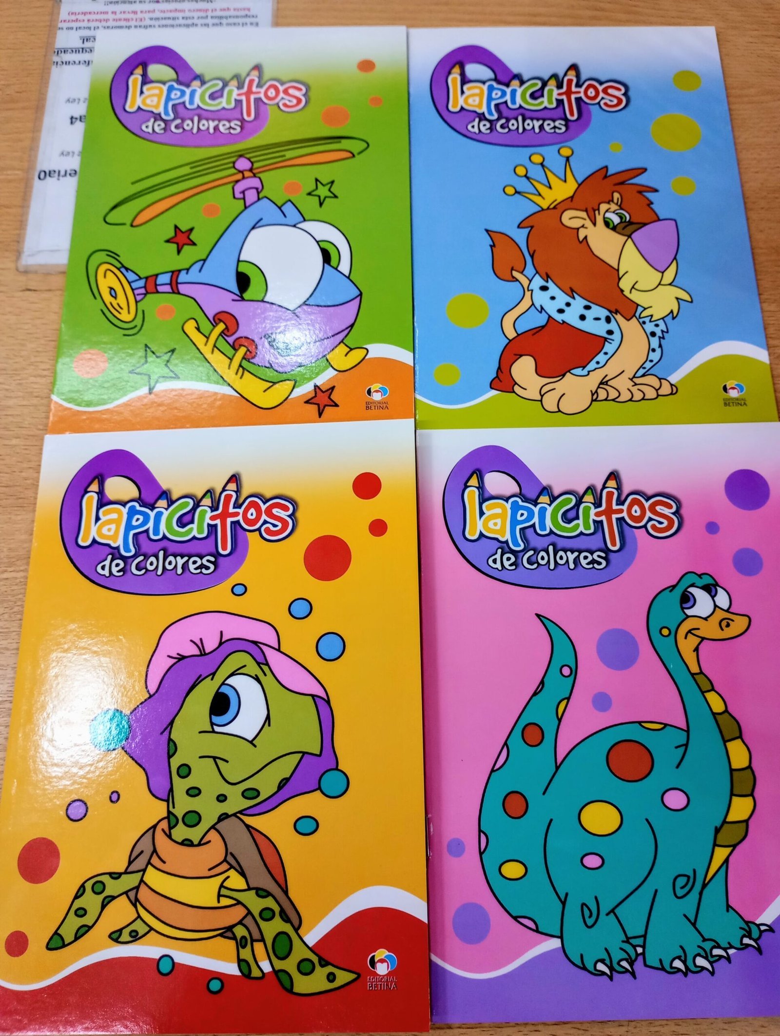 LIBRITOS PARA COLOREAR * LAPICITOS *  (Chico)