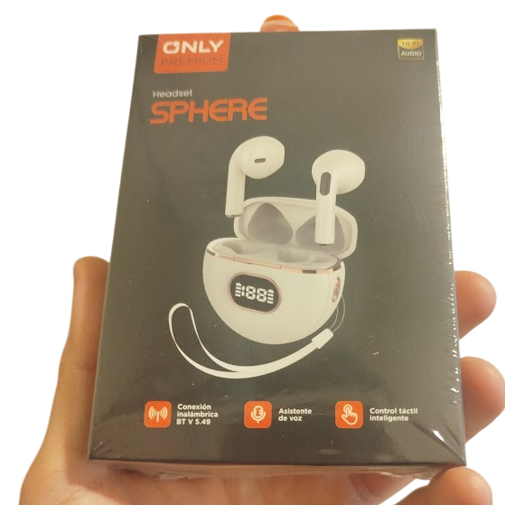 Auriculares ONLY * SPHERE BLANCO * PREMIUM Inalámbricos Bluetooth