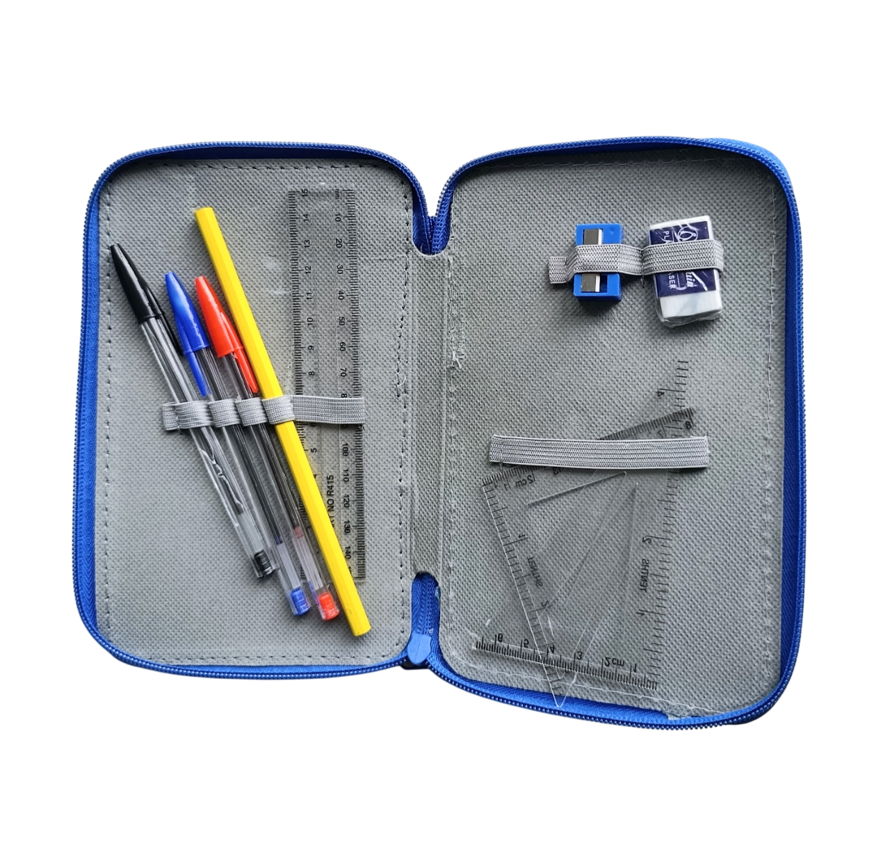 CARTUCHERAS "STITCH" 2 PISOS + UTILES