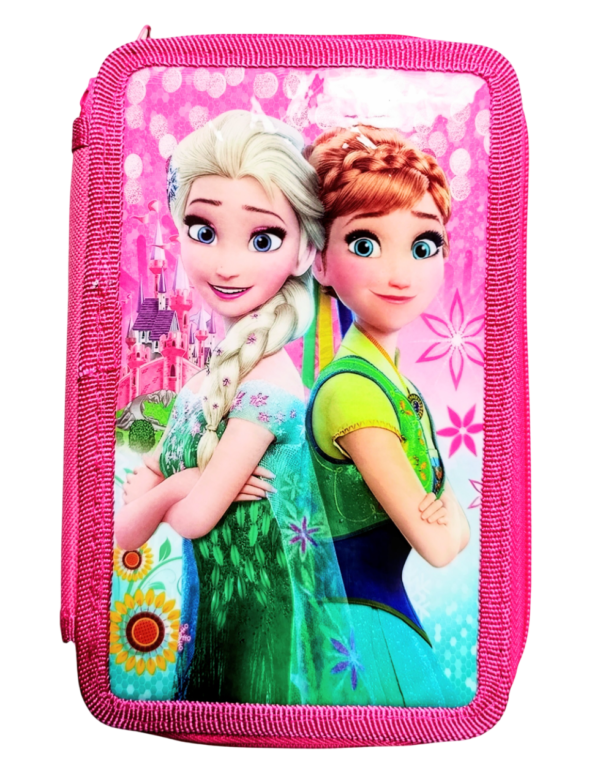 CARTUCHERAS "FROZEN" 2 PISOS + UTILES