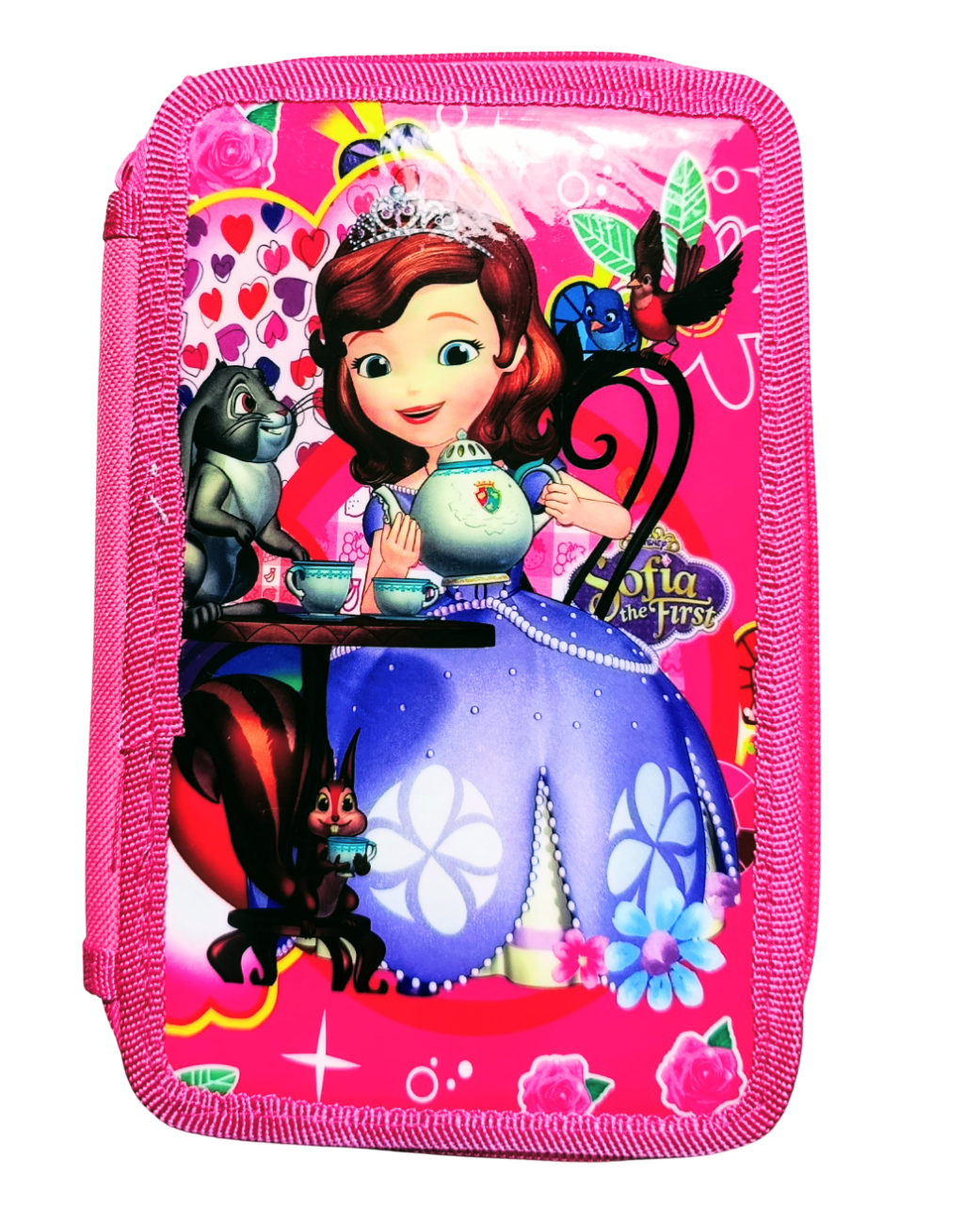 CARTUCHERAS "PRINCESA SOFIA" 2 PISOS + UTILES